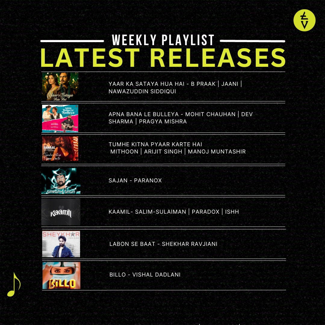 TribeVibeLive's tweet photo. This Week's Music Drop Is a Mood Booster! 🌟 #SongsYouNeedToKnow https://t.co/wsu7EKqLJ2