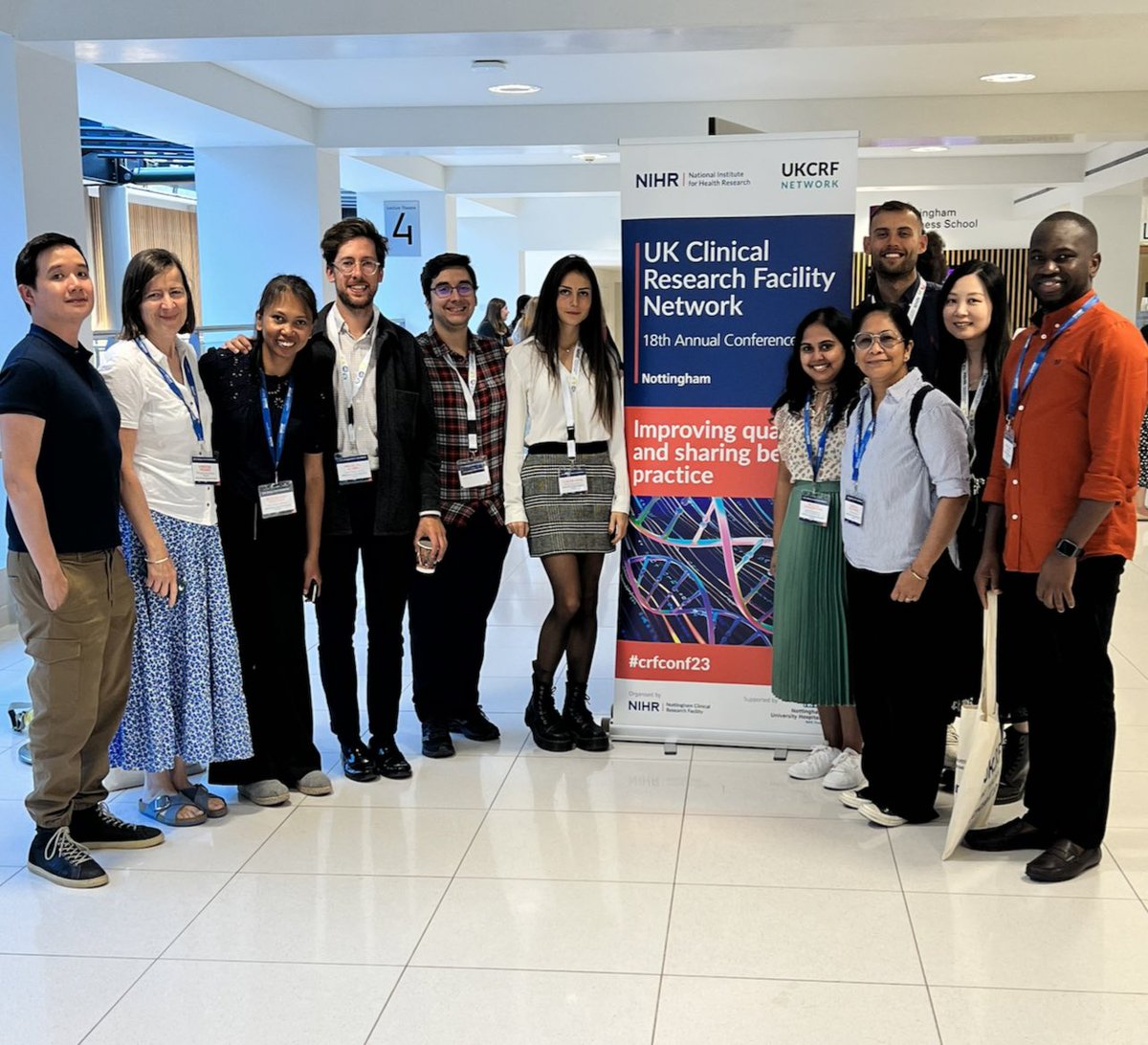 NIHR UCLH CRF team at #crfconf23 <a href="/LWENCCRF/">LWENC ION</a> <a href="/UCLHresearch/">NIHR UCLH Biomedical Research Centre</a> <a href="/uclh/">UCLH</a>