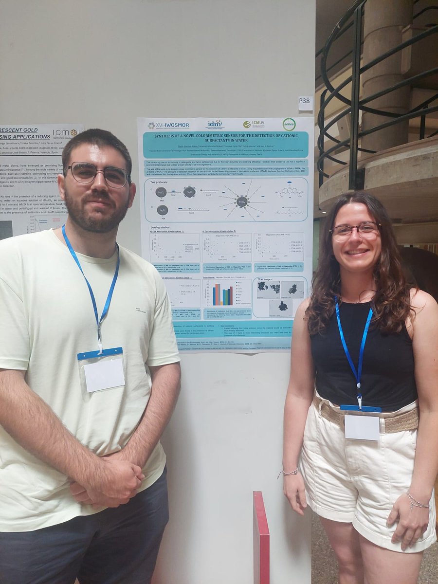 redoli_uv's tweet photo. @CRguezCarrillo, @AsencioBlasco, @RhcpAlberto, Sheila y Lola, PhD students from our research group, took part in the XVI #IWOSMOR Workshop.
👏🏽Great job on their posters and presentation!
@iwosmor @IDM_UPV_UV https://t.co/4B9F9ACzGp
