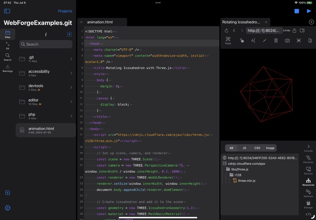 inspectwebdev's tweet image. Introducing @WebForgeIDE! From the makers of Inspect Browser, WebForge is a new web development IDE for iOS. With powerful tools to help you build & manage your projects, and Inspect Browser included to help you test with ease. Coming soon! Follow @webforgeide for updates.