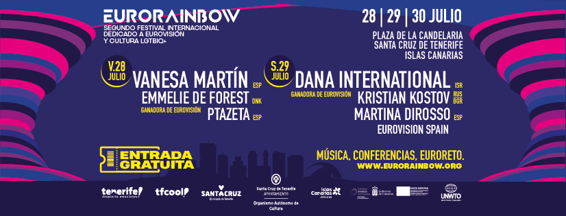 EurorainbowFest's tweet photo. Estrenamos nuevo encabezado con toda la información que necesitan para disfrutar al máximo de Eurorainbow 🌈

¡Nos vemos muy pronto! #Eurovision #LGBTIQ+ https://t.co/8MW2N7eStR