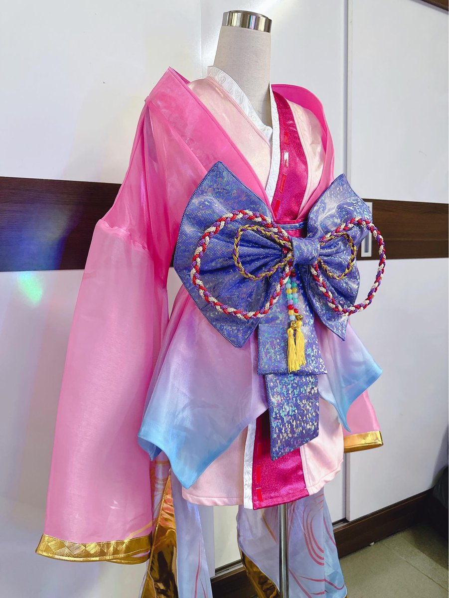 fairychan000's tweet photo. Sneak peak at the costume base on @Sayomi_96 's Taliyah spirit blossom design! Made by Unicos ^^ https://t.co/f65yKR2doS