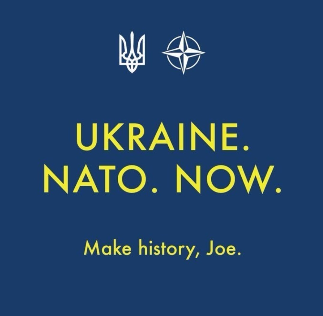 Let's make a little noise on Twitter :)
#Ukraine️NATOnow
