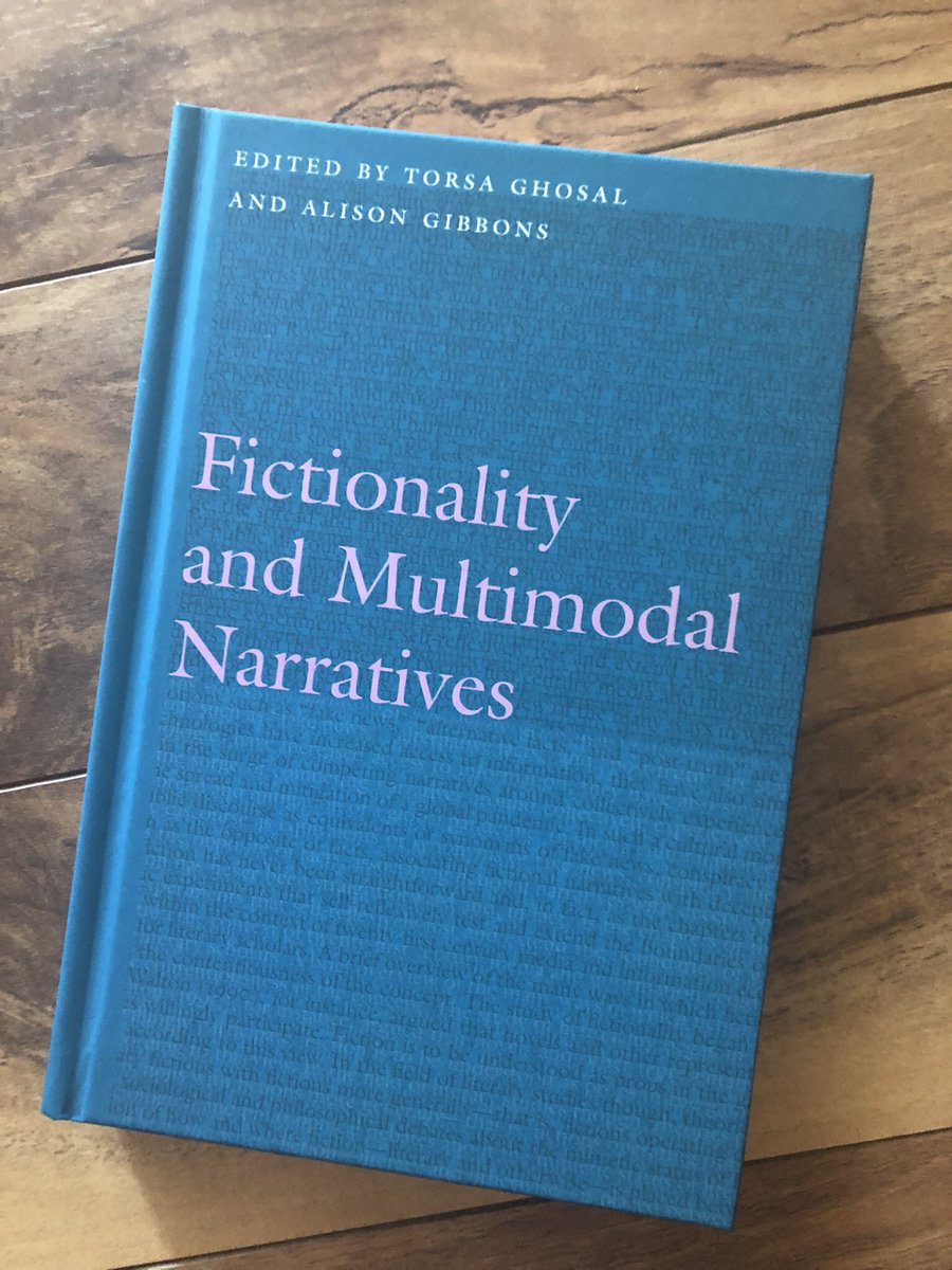 meatheadreader's tweet photo. Up next: @riyukx’s essay Possible Worlds Theory and the Fictionality of Images in Counterfactual Narratives. Yeah, I’m needing-out here big time! (This collection of essays ed. by @alterAlison &amp; @TorsaG are so incredibly good.) https://t.co/pqXgRUHyLM