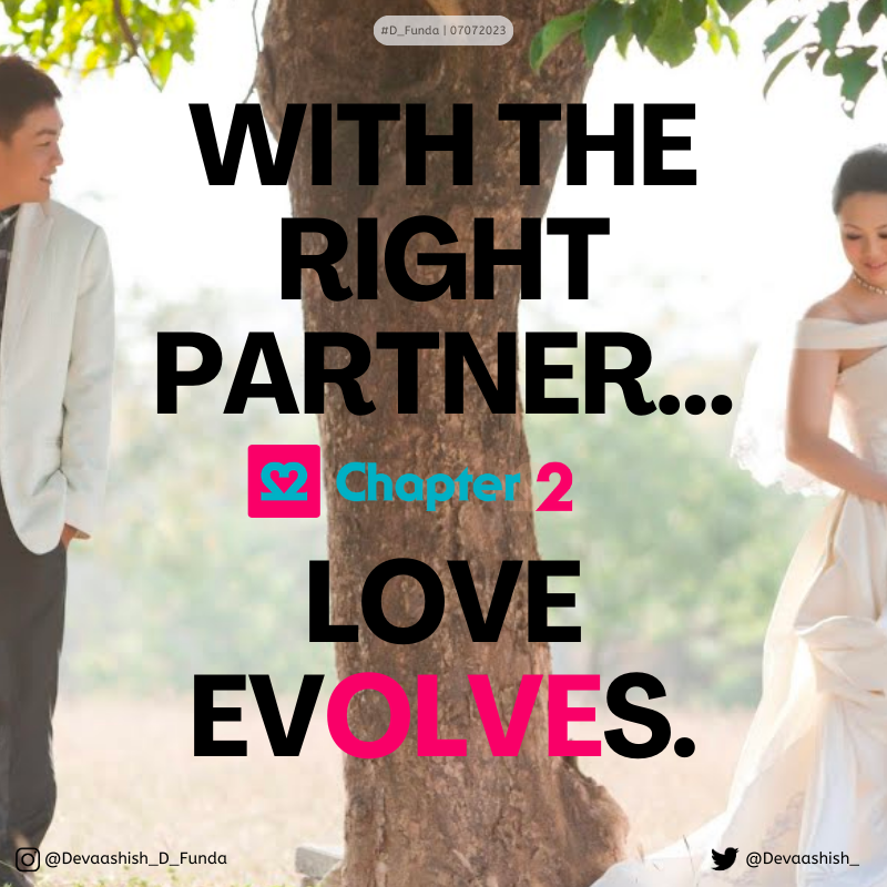 Devaashish_'s tweet photo. OMB: Create posters to promote @Chapter2Dating/#Chapter2Dating.

🧵
4/4
#D_Funda 

Love, evolves!

_ 
cc:@OneMinuteBriefs | #widow #widower #love #loveevolves #marry #remarry #matrimony #restart

PS: Thanks to @ZedTrafficker whose tweet inspired the route.
https://t.co/1qu6oNDFv2 https://t.co/5wUsIZ4FH9