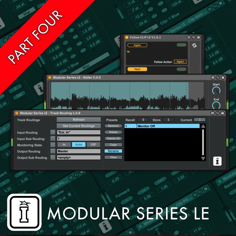 IsotonikStudios's tweet photo. FREE STUFF FRIDAYS: Modular Series LE - Part FOUR
#ableton #abletonlive #live11 #daw #producer #producerlife #giveaway #isotonik #maxforlive #max4live #performodule #nedrush #marktowers #aval #isotonikstudios #freestufffridays
https://t.co/4stqJu7Ryz https://t.co/YKEQUgz8Jz