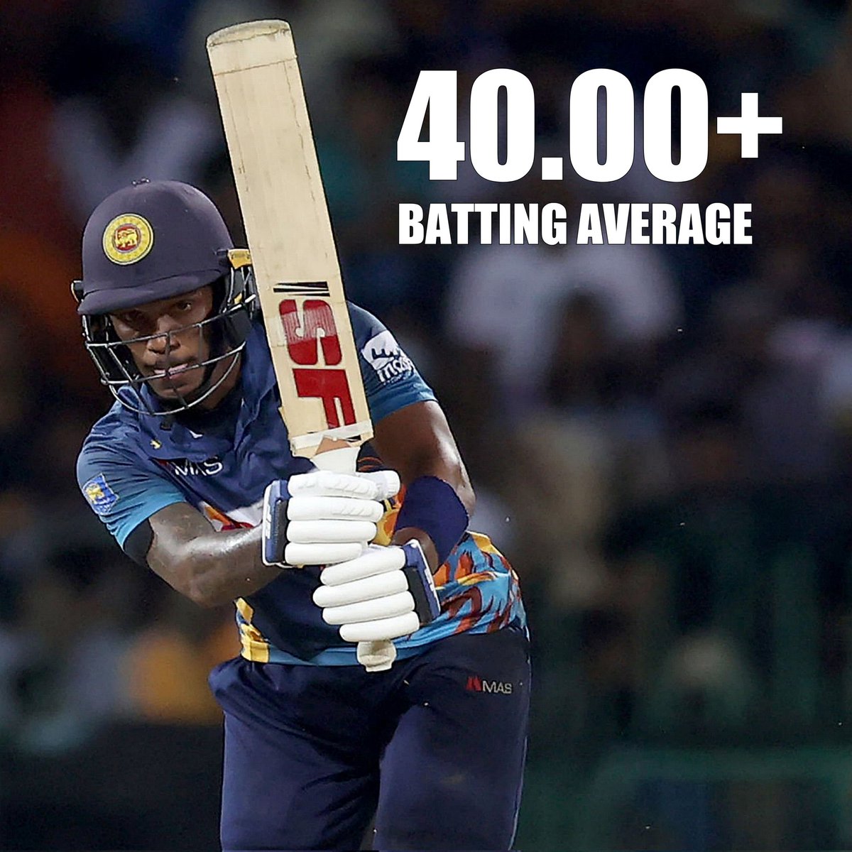 Pathum Nissanka's 🇱🇰🏏 batting average in ODI cricket has crossed 40.00+ for the first time in his career. - What an achievement 😍 #CWC23Qualifiers