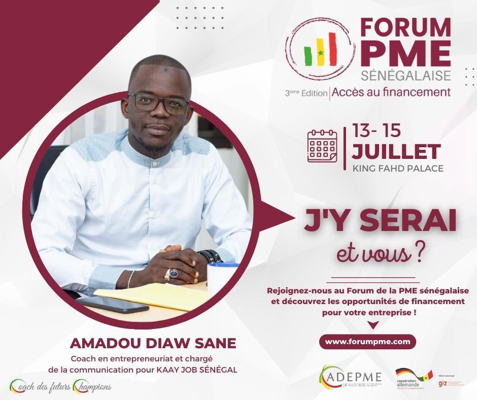 JobKaay's tweet photo. 📣📣𝐒𝐀𝐕𝐄 𝐓𝐇𝐄 𝐃𝐀𝐓𝐄 ✍️
📅 𝐋𝐞𝐬 𝟏𝟑,𝟏𝟒 &amp; 𝟏𝟓 𝐉𝐮𝐢𝐥𝐥𝐞𝐭 𝟐𝟎𝟐𝟑 𝐚𝐮 𝐊𝐢𝐧𝐠 𝐅𝐚𝐡𝐝 𝐏𝐚𝐥𝐚𝐜𝐞.

📢 Participez au Forum de la PME sénégalaise et profitez d'une programmation riche en ateliers thématiques. 
Explorez des sujets clés tels que l’assistance👇🏾 https://t.co/bLN7m7P5ej