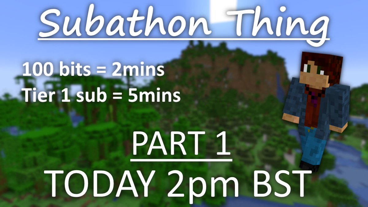 LIVE Minecraft Singleplayer is back! For at least the next 5 hours maybe more.

twitch.tv/fableddayes