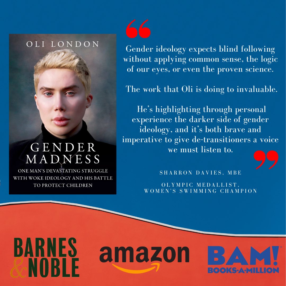 Oli London on Twitter "Gender Madness, coming August 15th. 🥇Book