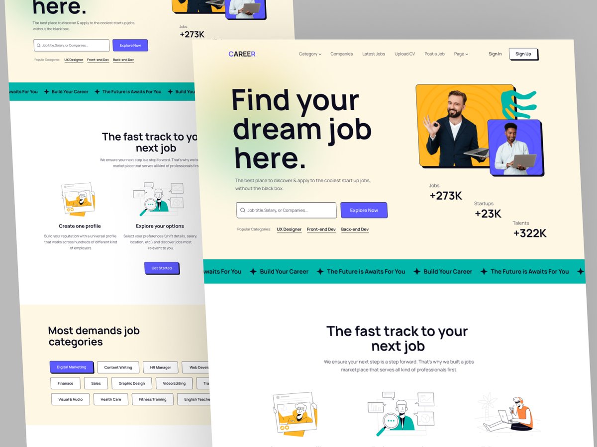 mrhaques01's tweet image. 139 Days - UIHUT Daily Design
Made by uihut.com
Download from: uihut.com/web-designs

Job Portal Website Template Design......

Hire Us: hellomhaque@gmail.com

#webtemplate #uihut #ezytor #flowgiri #frebee