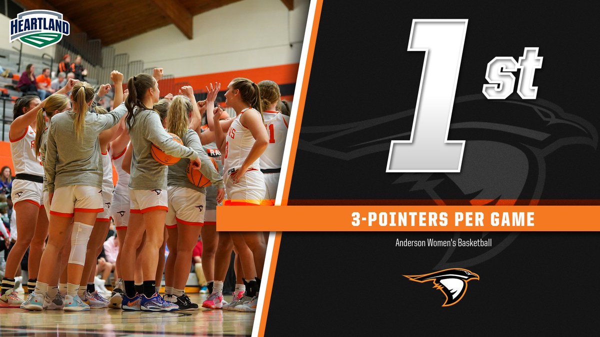 .<a href="/AURavensWBB/">Anderson University Women's Basketball</a> Moment of the Year: Anderson drained 10.38 3-pointers per game to lead all NCAA D-III teams. #SoarRavensSoar #GBGR #catchourWHIF #fbf