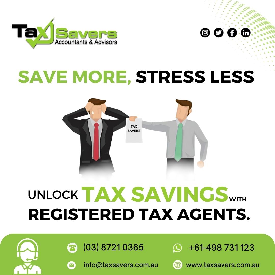 TaxSaversAU's tweet photo. Why stress over taxes when you can let TaxSavers handle it? 
Save more, stress less, and enjoy financial peace.

Stop overpaying on taxes – join the TaxSavers revolution and save smarter!

#TaxSavers #MaximizeRefunds #TaxStress #TaxHassleFree #TaxBurden #TaxAdvice #TaxServices https://t.co/PIkZETtceH