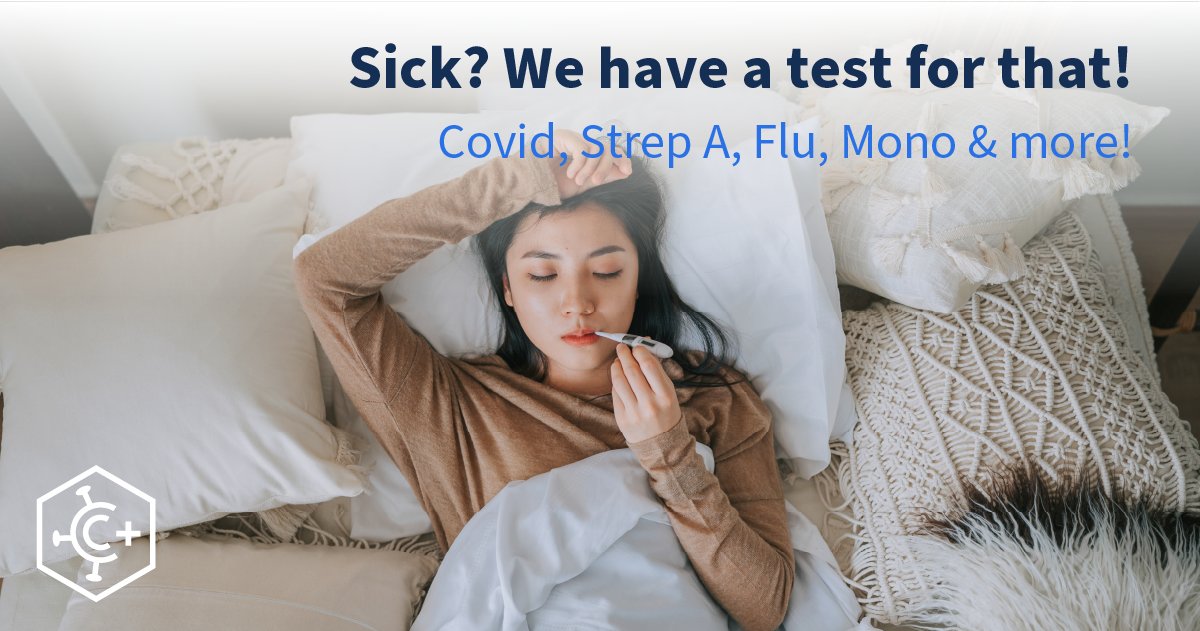 Don’t let covid sneak up on you this summer, especially with the new common symptoms from the CDC. Our testing centers offer covid, strep A, flu, mono, or single-swab combo tests to give you peace-of-mind before vacation or a family visit. Visit our website to learn more.
