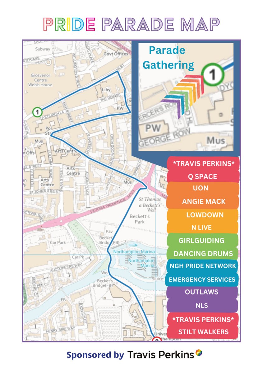 It's TOMORROW! Are you ready for Northampton Pride 2023? 🌈🙌

We would like to thank our sponsors @Northampton_TC and <a href="/TP_plc/">Travis Perkins Group News</a> for their support and <a href="/UniNorthants/">UniofNorthampton</a> for hosting this event.

And to the Pride Committee, this event will not happen without you! Thank you.