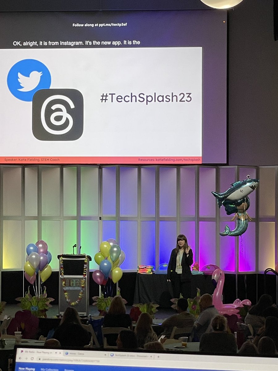 MrsGITRT's tweet photo. @KatieF
Happening now
#techsplash23 https://t.co/mtVz5LBUjB