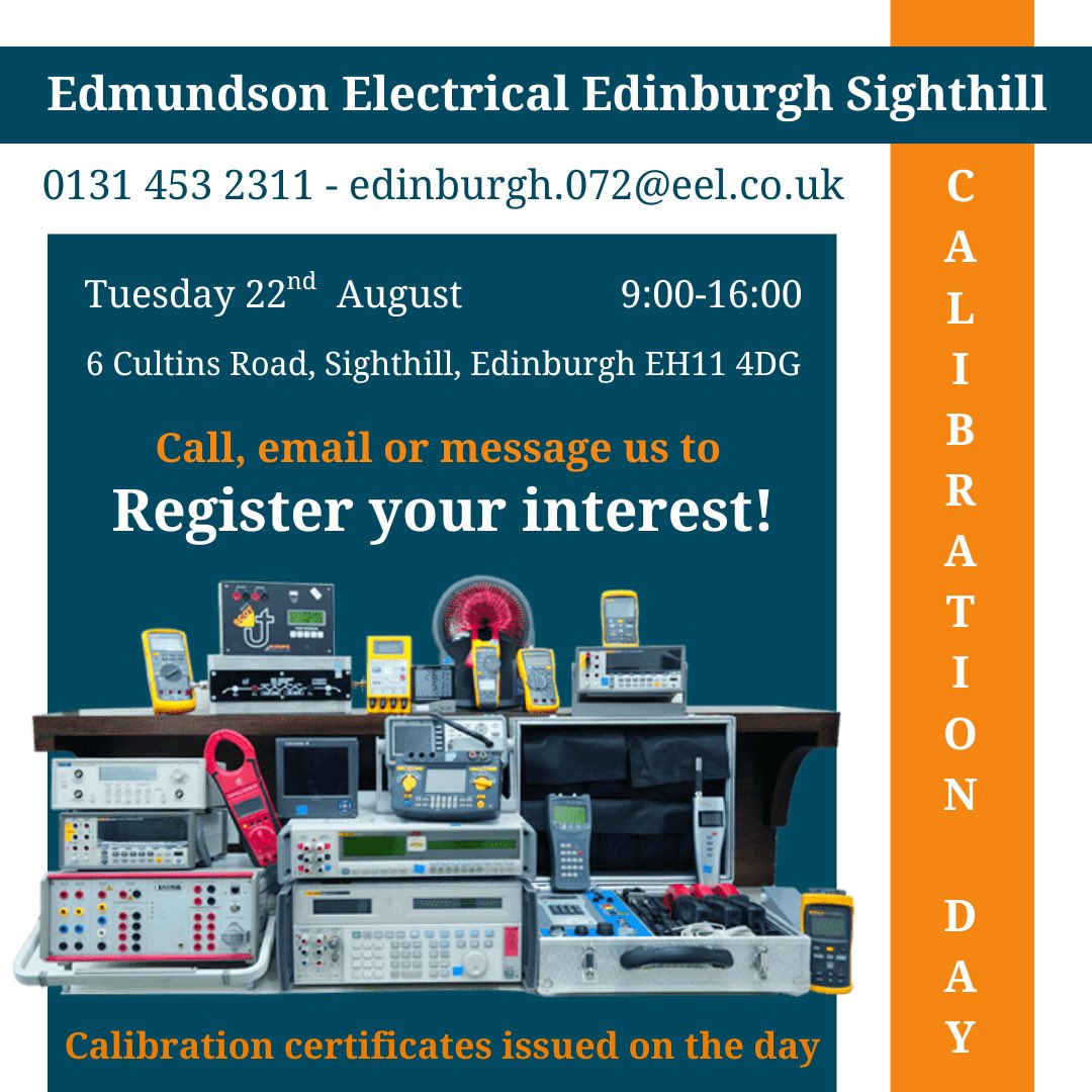 Edmundson_072's tweet photo. CALIBRATION DAY - Tuesday 22nd of August 
#edinburgh #scotland #Electrical #electrician #electricalindustry #meter #tester #RCD #megger #calibration #multifuctiontester #edmundson https://t.co/F4ZJiyzfwh