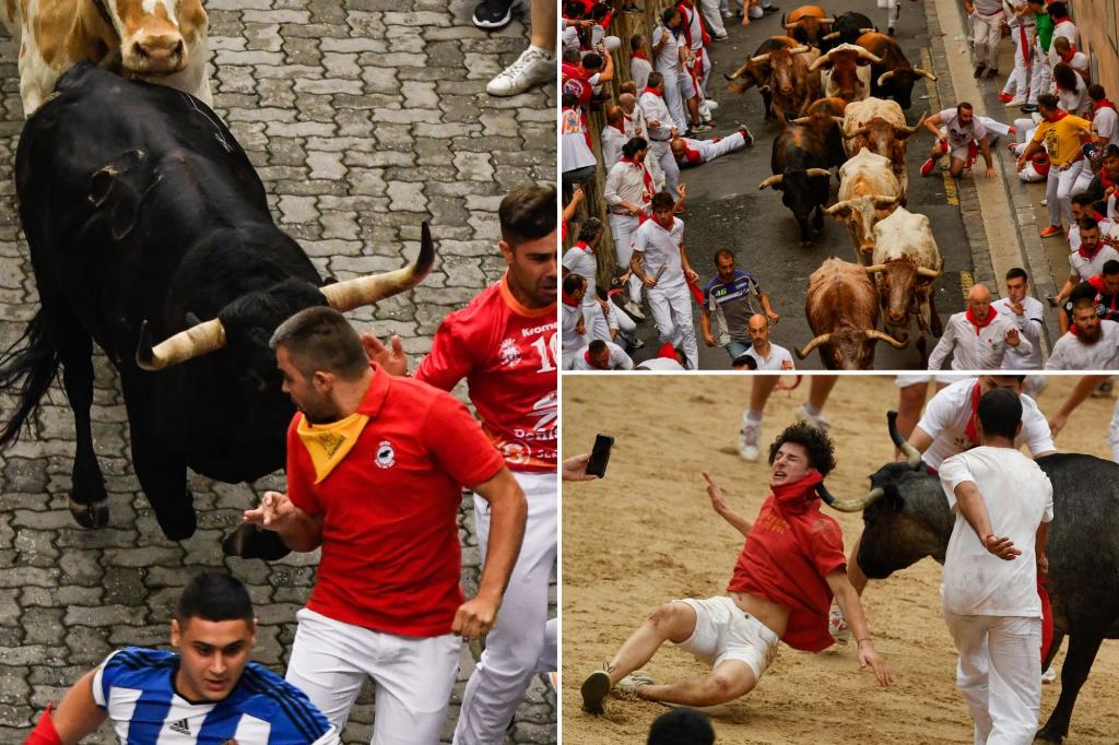 Thousands take part in first running of the bulls in Spain’s San Fermin festival trib.al/hsKK2p8