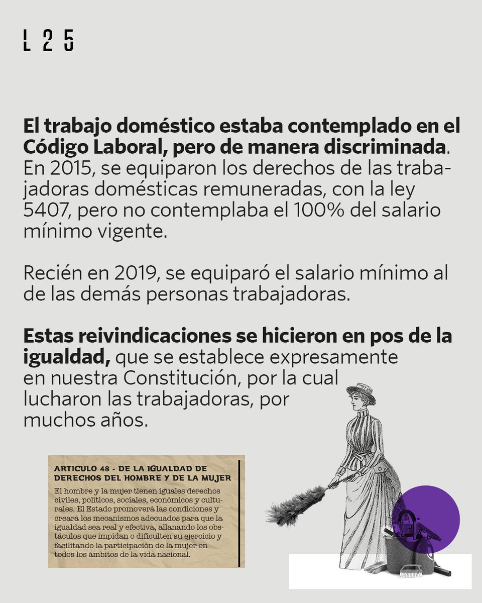 EnLatitud25's tweet photo. 💪La lucha por la igualdad de género, históricamente, hizo posible que las mujeres hayan conquistado derechos tan básicos como estudiar y trabajar dignamente 📚

🚨 Sin embargo, todavía hay brechas en varios ámbitos, como en el laboral 👩‍💼

➡️ @genero_si
#nimasnimenos https://t.co/J6DRJIdVEN