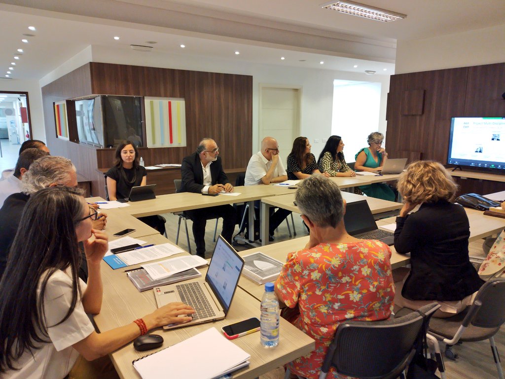 UNESCOBEIRUT's tweet photo. #HappeningNow
Stakeholders meet at UNESCO Beirut to discuss the final draft of the Conservation Management Plan for the Rachid Karami International Fair in Tripoli, following its development by UNESCO with the support of @GettyFoundation🇱🇧
#KeepingItModern #WorldHeritage #Culture https://t.co/3OQiOCDCL4