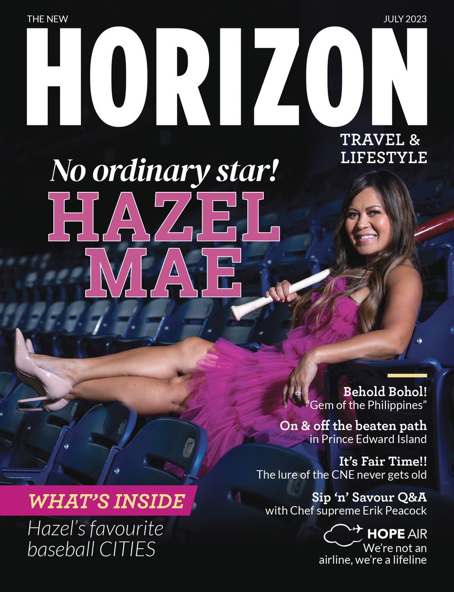 thehazelmae's tweet photo. Shot this cover for the July issue of Horizon, Travel &amp; Lifestyle Magazine (available July 29 inside @TorontoStar) in support of @HopeAir - wonderful charity that provides Canadians free travel for medical care far from home https://t.co/2t2vzv4pJn