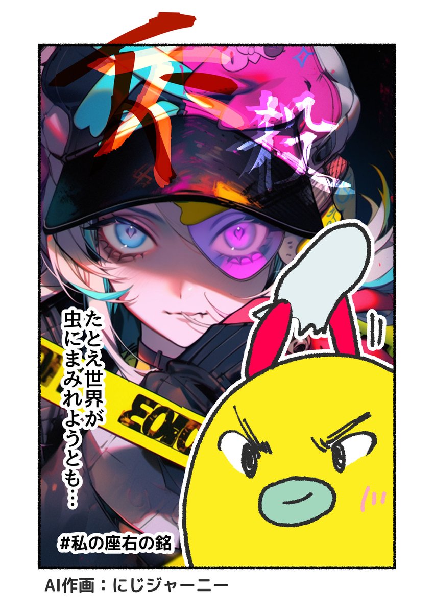 「不殺」
たとえ世界が虫にまみれようとも…！
#私の座右の銘 #コルクラボマンガ専科 https://t.co/hDusYMAfZE