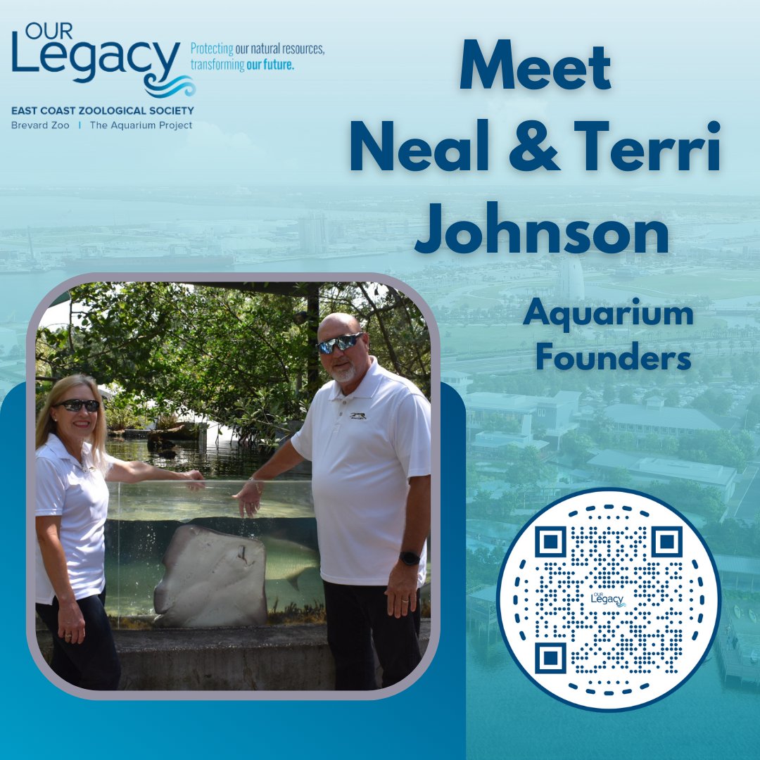 NTJ_Legacy's tweet photo. Neal &amp; Terri Johnson have supported the Brevard Zoo through their Jaguar Society Membership since 2016 and can’t think of a better way to build a legacy than to support the future of our lagoon through the aquarium project. Click here  https://t.co/dn8nTvskyu to get started. https://t.co/CNKz9aDlnk