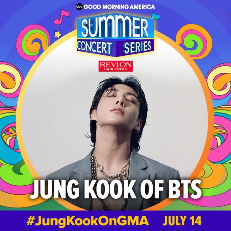 AnuradhaOt7's tweet photo. JK's First Solo Debut stage on GMA😎🙈🔥Yeahh!! WE R GONNA GET JUNGKOOK'S PERFORMANCE ON JULY 14th😍💜😘... Looking forward to it ARMYs✌️
#JUNGKOOK_IS_COMING
#JungKook_Seven
#GoodMorningAmerica
#JKPerformance https://t.co/tXTNoh0qNq