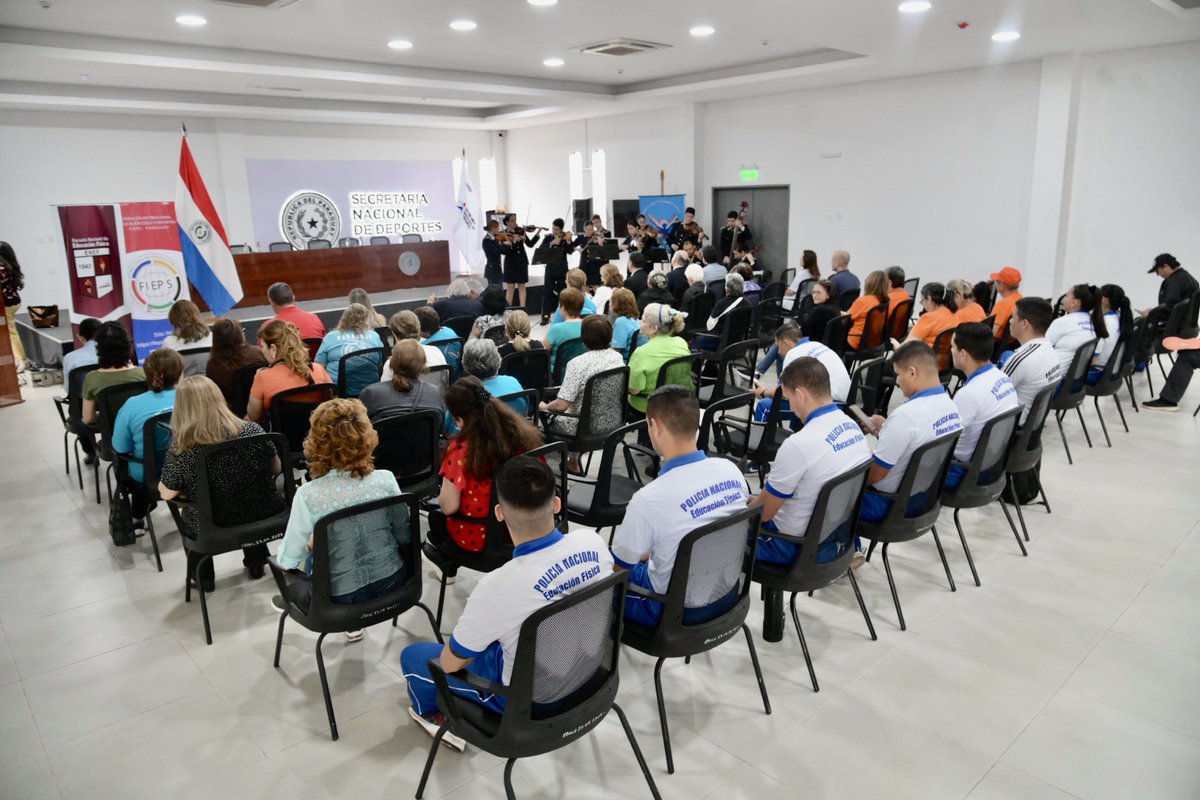 sndpy's tweet photo. #EducaciónFísica🏃🏻‍♀️

Celebran 100 años de la Federación Internacional de Educación Física y Deportiva #FIEPS con importantes eventos. 

✅ 30° Congreso de Educ. Física y Deportes
✅ 3° Congreso Científico Internacional
✅ 2° Congreso Nacional del Adulto Mayor

#ElDeporteNosUne🤝🏻 https://t.co/x3JK3jns2Z