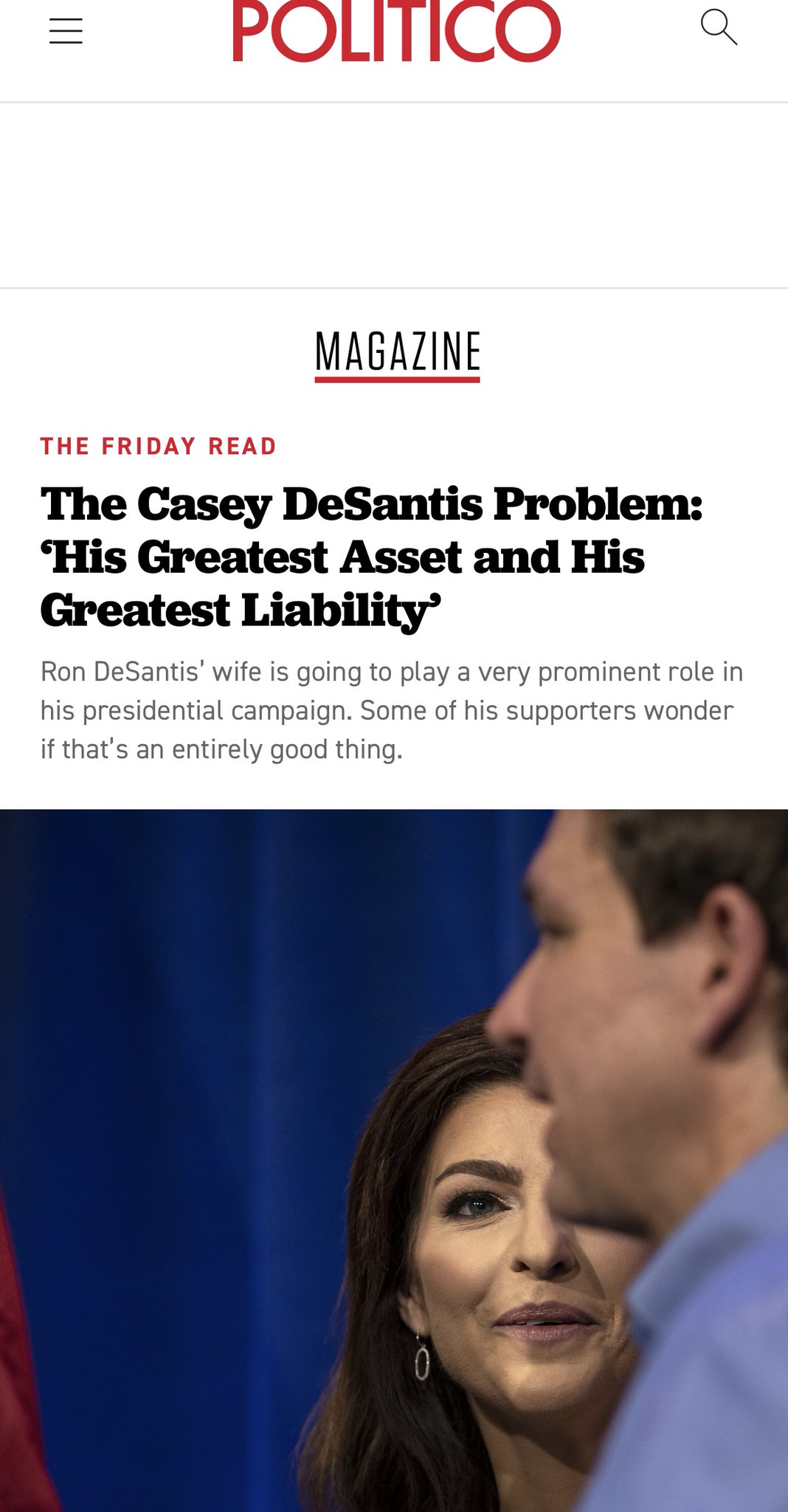 Ingrid Jacques on Twitter: "Politico Magazine writes a fawning profile