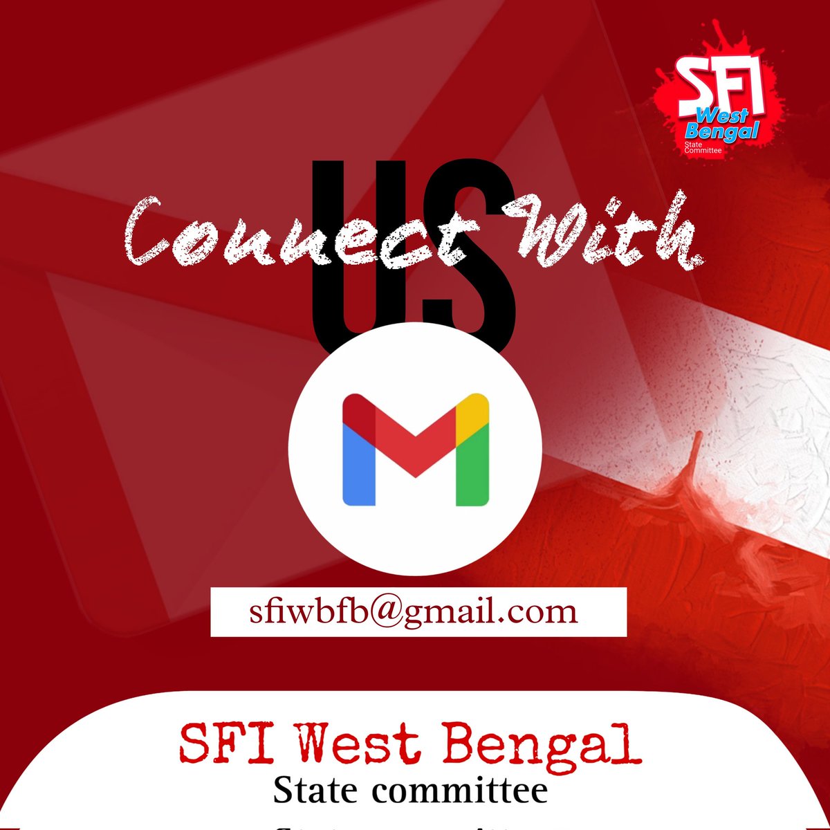 BengalSfi's tweet photo. YouTube - SFI West Bengal
https://t.co/Qh13B82Iwk
Gmail -
For contact - sfiwbfb@gmail.com
For content - sfiwbsc@gmail.com
#PlzShare
#SFIWB https://t.co/H3ojCBO7B8