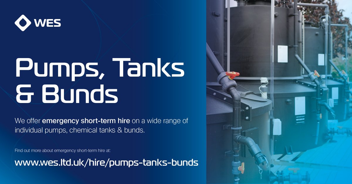 wes_group's tweet photo. Available to hire today, we have a wide range of dosing pumps, chemical storage tanks &amp; bunds. These can be used as stand-alone units or combined with your own equipment to enable you to meet your process requirements. 
 
More information: 
 
https://t.co/HSEIkPEMTb https://t.co/GGbcSJlLVH