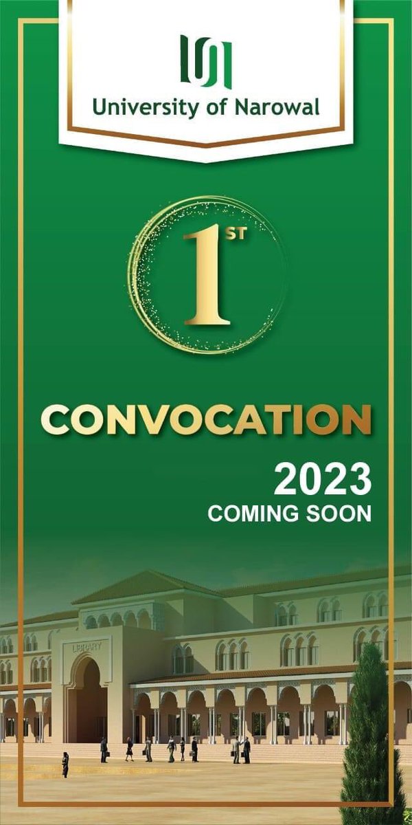 UONoffical's tweet photo. 1st Convocation 2023 🎓 Coming Soon https://t.co/iCcVAItuuR