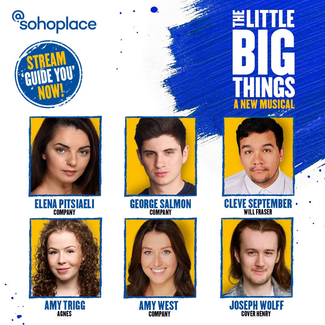 TLBTmusical's tweet photo. Introducing the full cast who’ll be joining Jonny Amies, Alasdair Harvey, Linzi Hateley and Ed Larkin to bring an extraordinary true story about the transformative power of family to stage of @sohoplacelondon 🙌

🎟️ https://t.co/2J7SVXmrFv

#TheLittleBigThings https://t.co/bu2imG4AIB