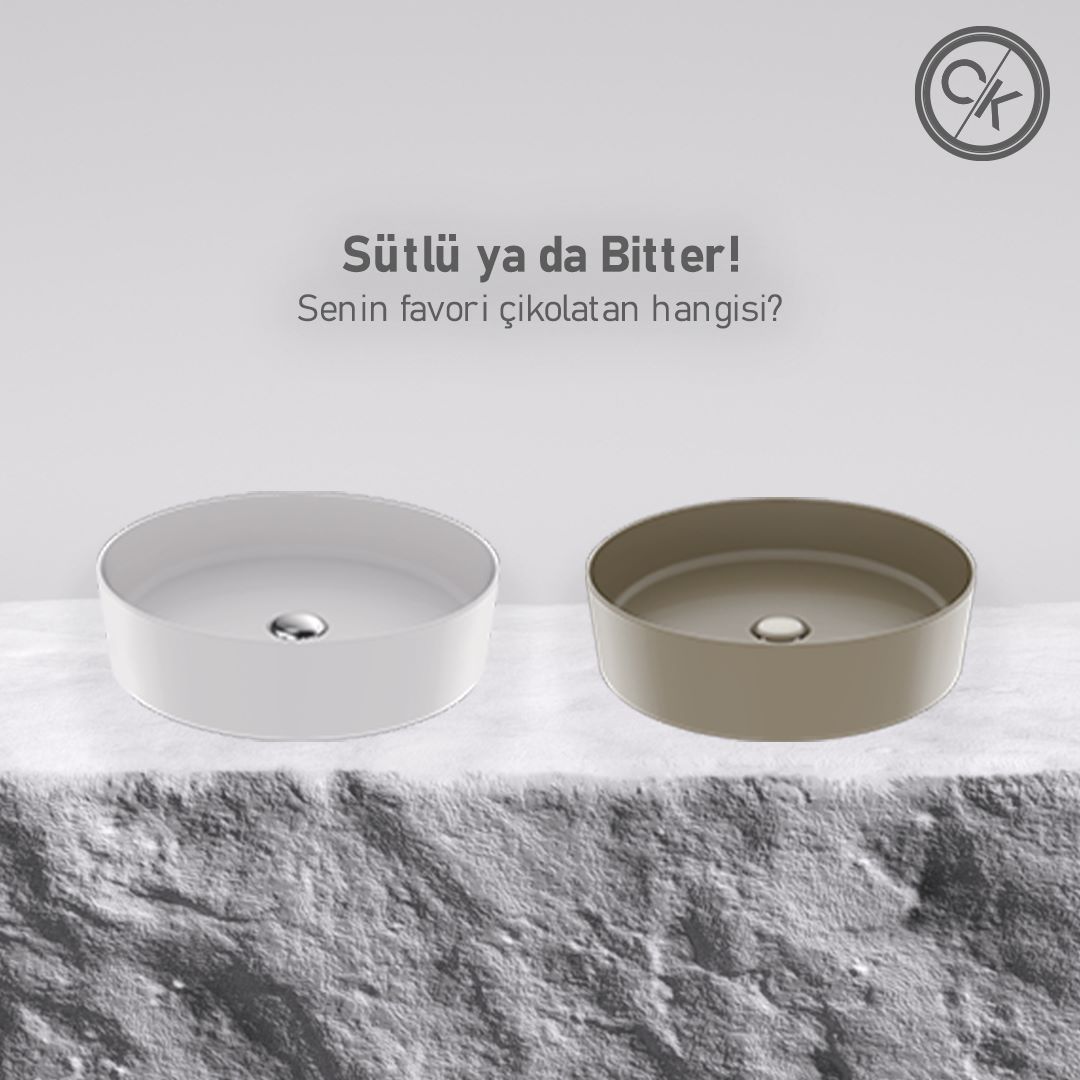 cikainsaat's tweet photo. Sütlü, bitter ya da beyaz çikolata… Dünya Çikolata Günü’nde favori çikolatanı Creavit Loop Lavabo ile banyona yansıtmak ister misin? Cika ile en tatlı tasarımlar sizinle...
#dunyacikolatagunu #sutlu #bitter #cıkolata #loop #creavit #cika https://t.co/9fgQwY3fIU