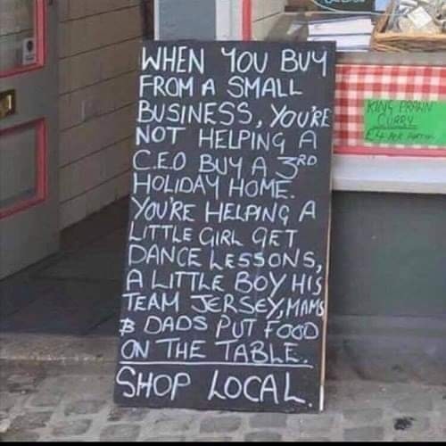And here's another one.
#ShopLocal #KeepScotlandTheBrand