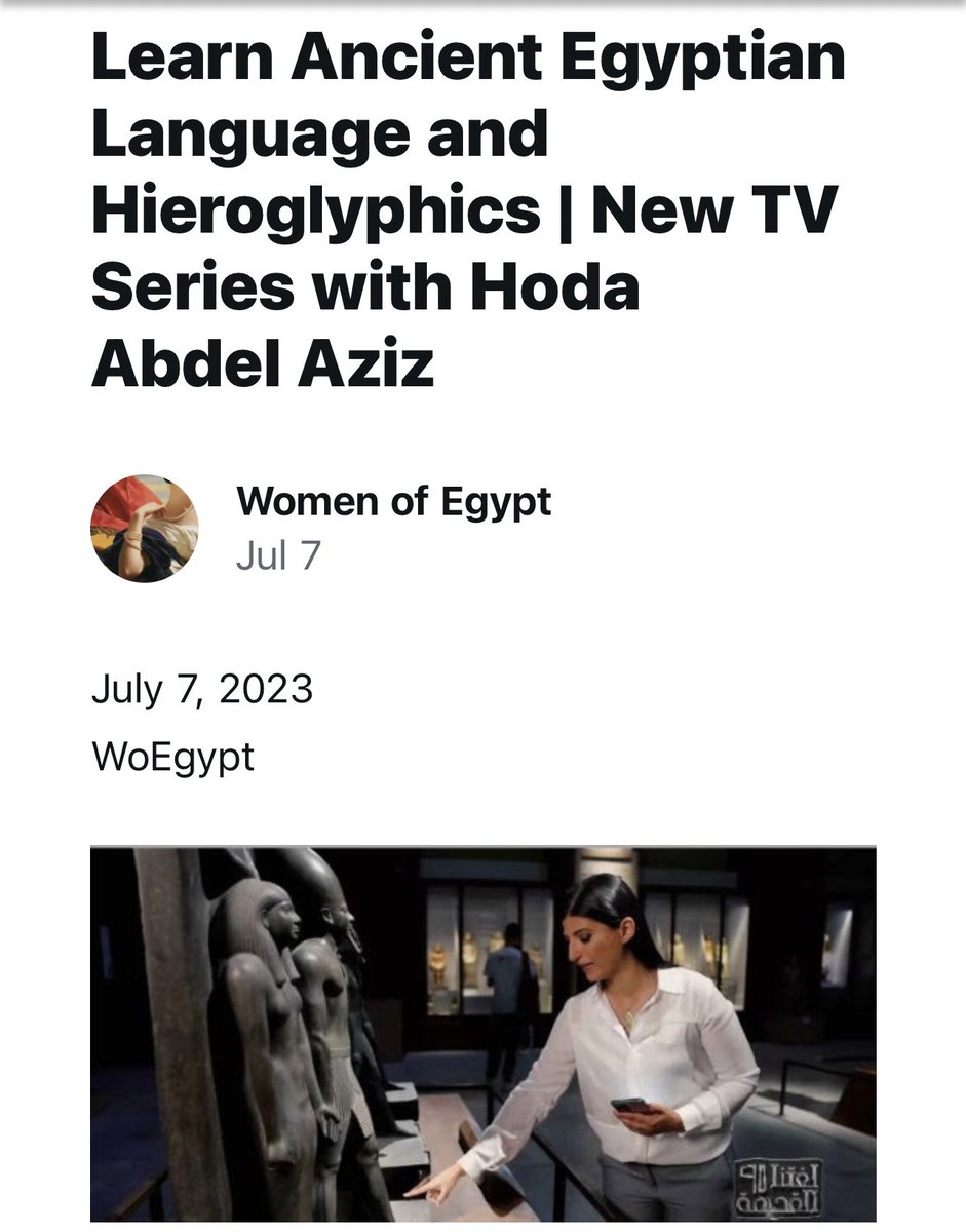 YasMohammedxx's tweet photo. This is so fascinating to me. Anyone who speaks Egyptian ‘Arabic’ knows that its grammar/syntax is completely different from classical Arabic. There’s research to show its roots are in the spoken ancient Egyptian language of the Hieroglyphics. I love that it hasn’t been lost ❤️ https://t.co/8KpJUhpisN
