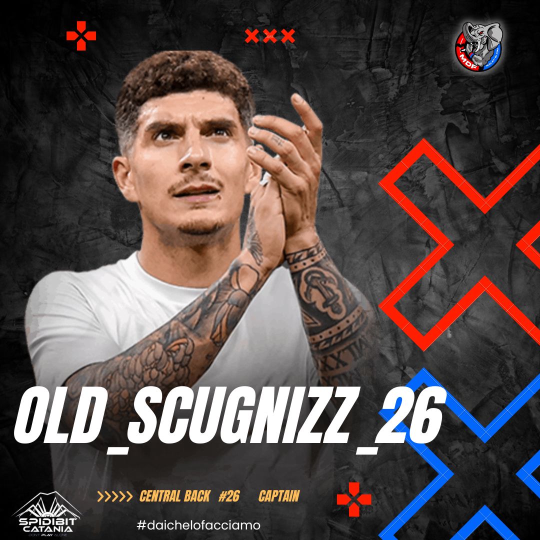MDF (@mdf_spidibitct) on Twitter photo 🔴🔵UFFICIALE🔴🔵
<a href="/OLD_Scugnizz_26/">OLD_Scugnizz_26</a> è un nuovo giocatore degli Mdf Spidibitct, con @Mk_Giamma sarà capitano della squadra. Benvenuto nel club Lorenzo ci aspettano nuovissime battaglie insieme, in bocca al lupo per questa nuova esperienza! 🐘❤️💪 #daichelofacciamo 🔴🔵UFFICIALE🔴🔵
<a href="/OLD_Scugnizz_26/">OLD_Scugnizz_26</a> è un nuovo giocatore degli Mdf Spidibitct, con @Mk_Giamma sarà capitano della squadra. Benvenuto nel club Lorenzo ci aspettano nuovissime battaglie insieme, in bocca al lupo per questa nuova esperienza! 🐘❤️💪 #daichelofacciamo
