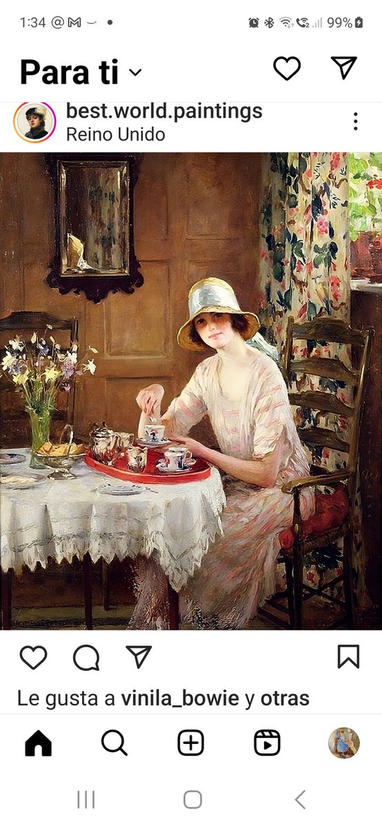 Good affternoon, buon pomeriggio, buenas tardes ☕️

William Henry Margetson 🎨,  británico, 1860/1940

"Affternoon tea"