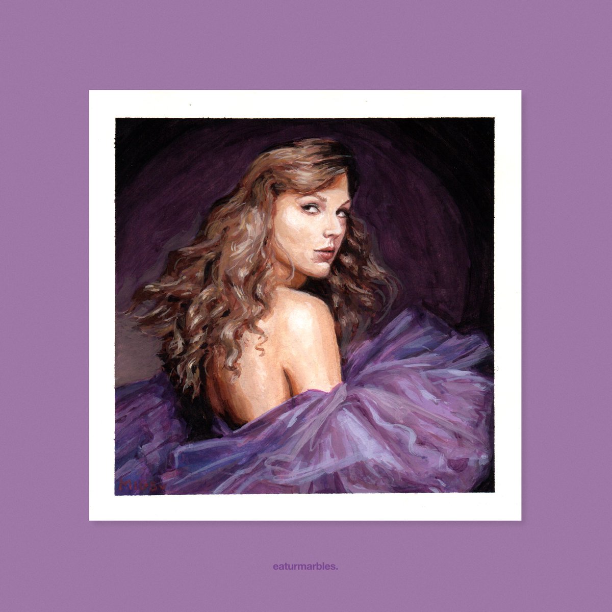 eaturmarbles's tweet photo. lil late pero happy #SpeakNowTaylorsVersion release day💜💜💜

#art #artph #TaylorSwift https://t.co/c385Qv4iOZ
