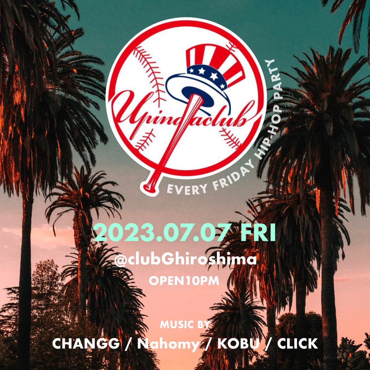 darksideonigiri's tweet photo. #UIDC @clubghiroshima @nyouidc Openしました🔊🔊🔊
7月も毎週金曜日はUP IN DA CLUBで遊びましょう🔥🔥🔥 https://t.co/kxcVIjZ4fp