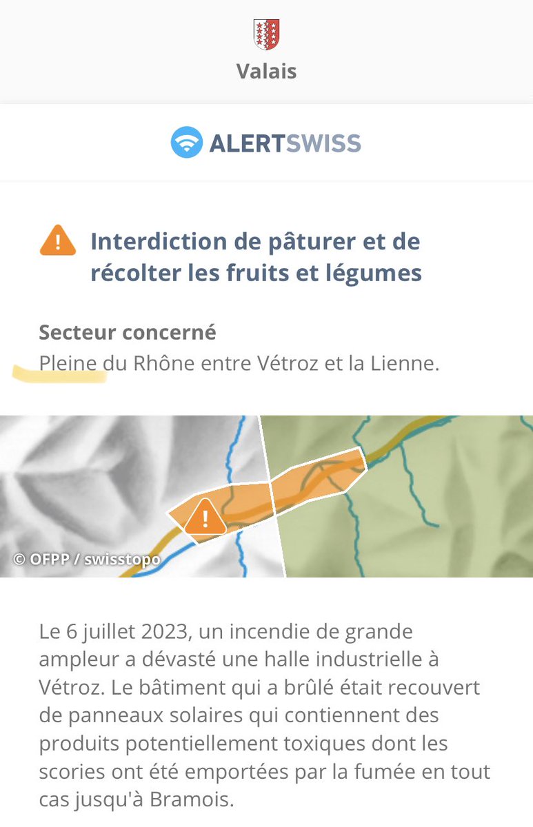La fameuse “pleine” du Rhône… 😁 C’est vous qui avez écrit ça <a href="/PoliceValais/">Police Valais</a> ? 😉