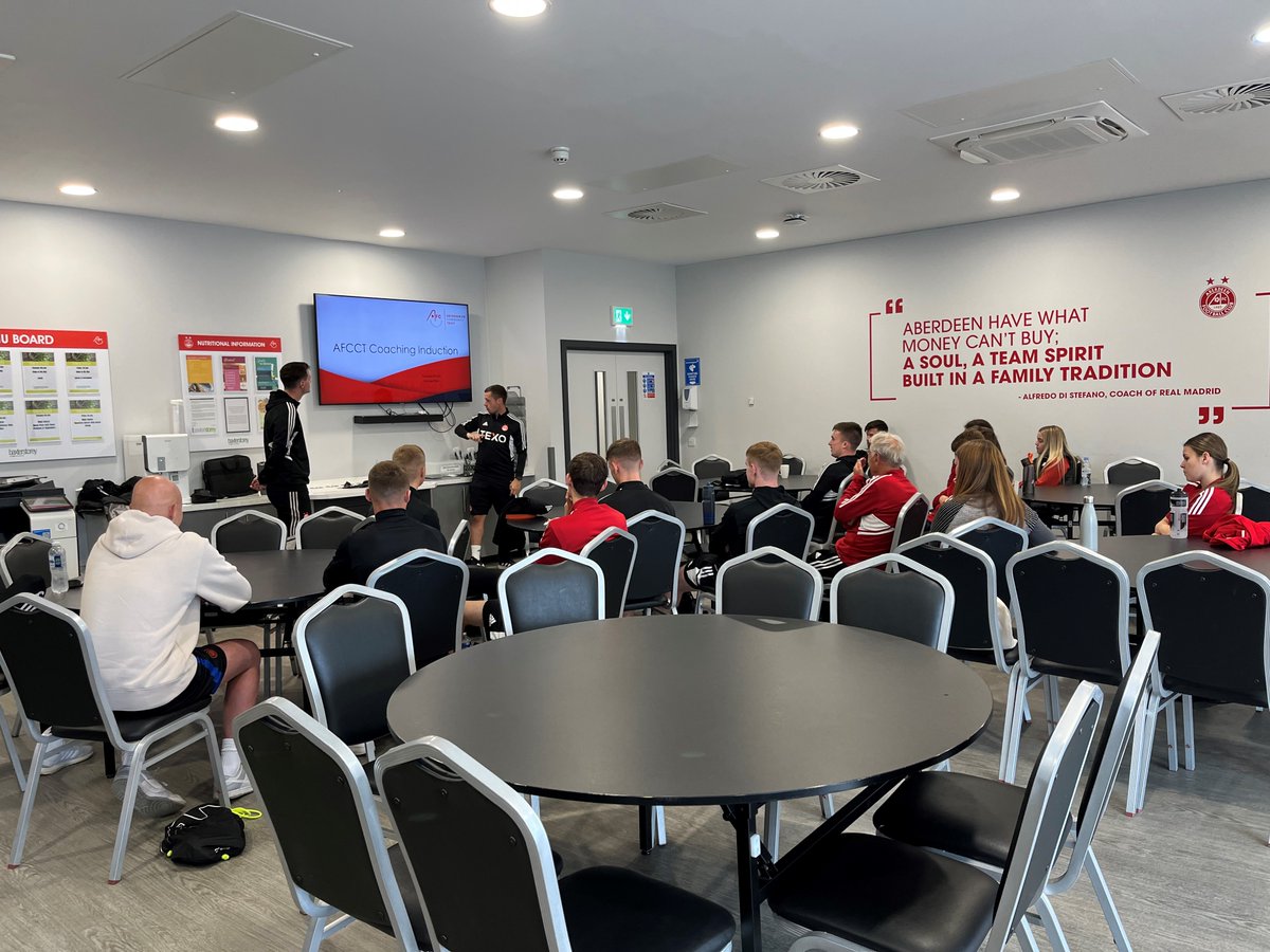 AFCCT's tweet photo. β½οΈ We had a fantastic evening last night with our coaches ahead of #AFCCTSummerCoaching starting next week.
π We are looking forward to a brilliant Summer filled with lots of football & fun.
π Let's make this yearβs Summer Camps the best! https://t.co/DAYaot1Hku