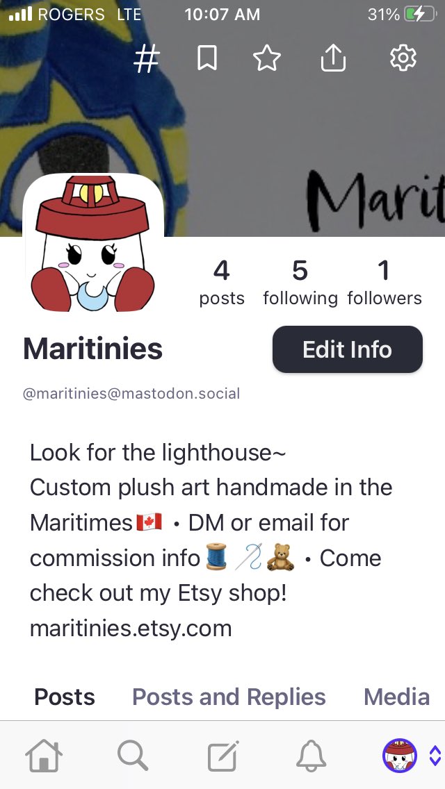 Maritinies's tweet photo. I decided to sign up for Mastodon! It seems like it’ll be a really fun app to use. If you’re on Mastodon, add me! Let’s be friends :D https://t.co/UFOG9wljhY
