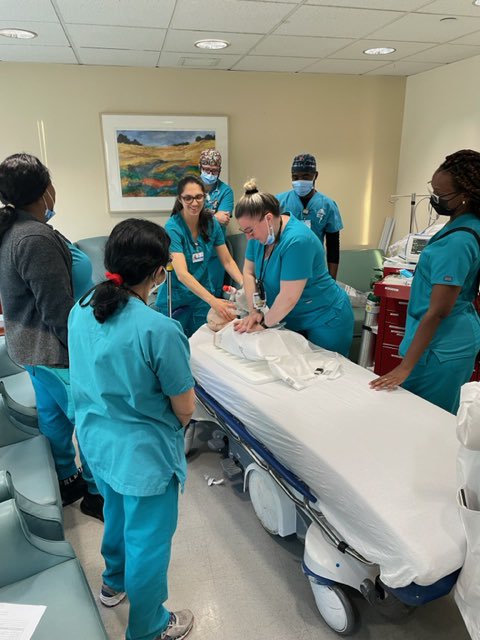 MSWneuronurses's tweet photo. Mock code day on our neuroscience medsurg floor! Building strong nurses every single day #mockcode #neuronurses @LindaVRN @BethOliverVP @AACNme https://t.co/ackh11hSco