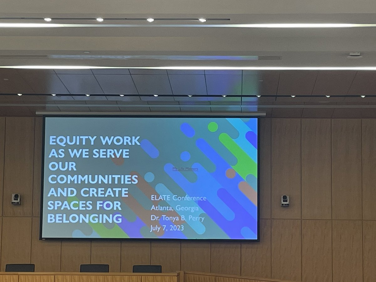 LOdlum29's tweet image. Good morning! #ELATE23 #TeachingforRacialEquity