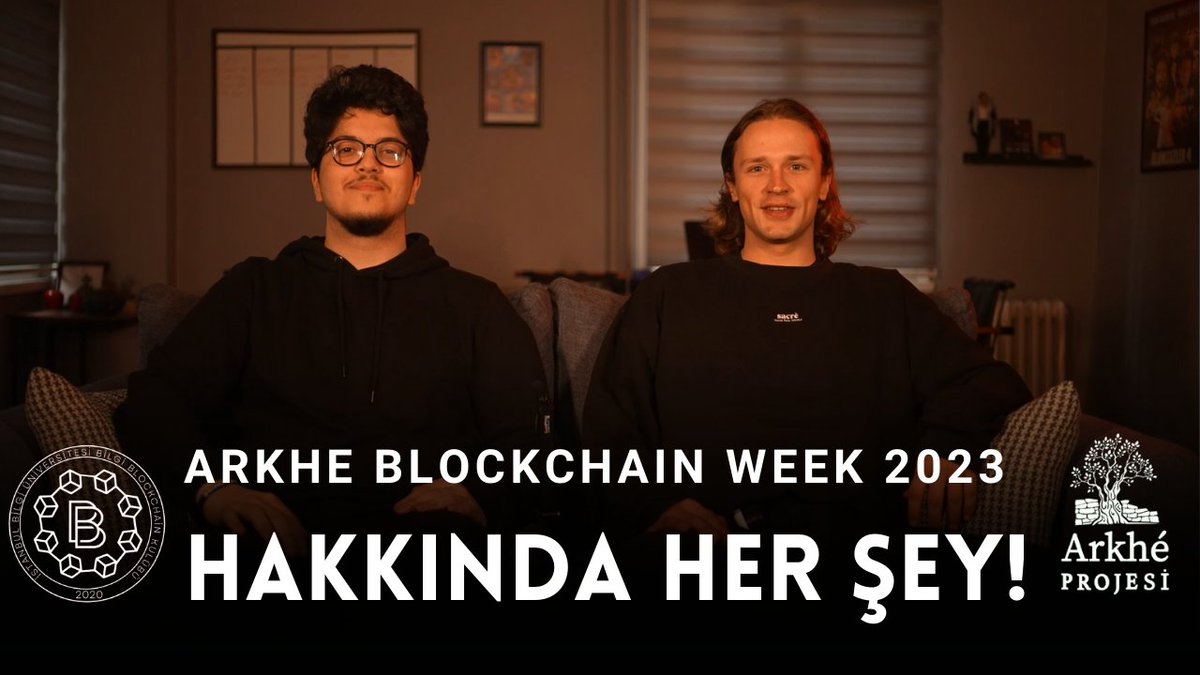 📢 27 Ağustos - 10 Eylül tarihlerinde <a href="/ArkheProjesi/">Arkhé Projesi</a> ile düzenleyeceğimiz Arkhe Blockchain Week 2023'e hepinizi bekliyoruz! 🥳

Sizler için mükemmel bir deneyim olacak kampımız hakkında detaylı bilgi için 👉 youtu.be/vkDCxj4ChIY 

🔗 Başvuru için: bilgiblockchain.com/arkhe
