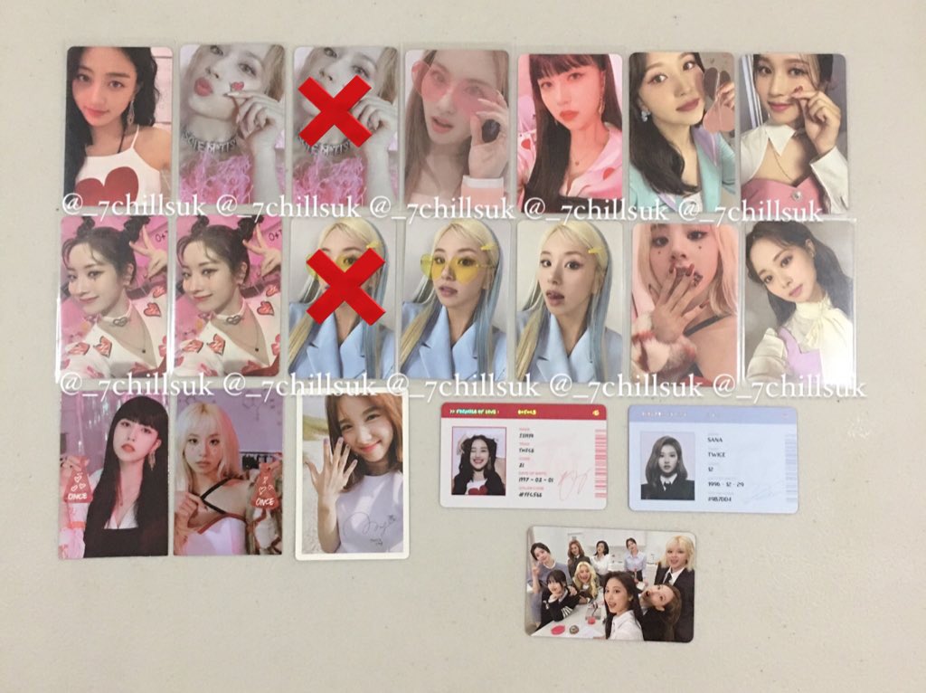 _7chillsuk's tweet photo. wts lfb sell kpop assorted photocards pc treasure enhypen exo blackpink twice itzy stayc https://t.co/48Ps70zxFO