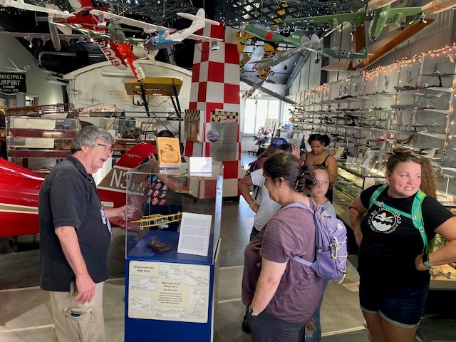 AVMuseumofNH's tweet photo. On Wed, July 5, the Aviation Museum was visited by Girls Inc. for some summer fun &amp; education activities. Participants learned about space exploration &amp; built their own edible satellites. If your group would like to book an outing, contact Debbora Losch at (603) 669-4820 ext. 405 https://t.co/XMfPmoMJX3