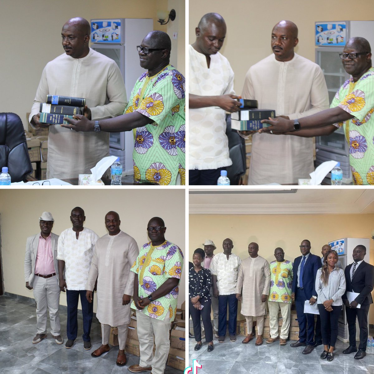 Momo Turay (@momo2ray) on Twitter photo Today, I formally handed over to the Attorney General and Minister of Justice of the Republic of ๐ธ๐ฑ and team 19 boxes with a total of 163 assorted Law Books donated by <a href="/LawBookFacility/">International Law Book Facility (ILBF)</a> to the Ministry of Justice Library. Thanks <a href="/kbccrossley/">Katrina Crossley</a> & <a href="/RichardHoney/">Richard Honey KC</a> for making it happen. Today, I formally handed over to the Attorney General and Minister of Justice of the Republic of ๐ธ๐ฑ and team 19 boxes with a total of 163 assorted Law Books donated by <a href="/LawBookFacility/">International Law Book Facility (ILBF)</a> to the Ministry of Justice Library. Thanks <a href="/kbccrossley/">Katrina Crossley</a> & <a href="/RichardHoney/">Richard Honey KC</a> for making it happen.